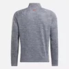 Sudadera con cremallera de un cuarto y tejido catiónico para hombre Sudadera con cremallera de un cuarto y tejido catiónico para hombre