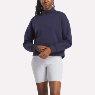 Sudadera con cuello alto Vector para mujer, talla pequeña
