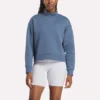 Sudadera con cuello alto Vector para mujer, talla pequeña Sudadera con cuello alto Vector para mujer, talla pequeña