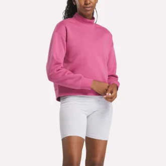 Sudadera con cuello alto Vector para mujer, talla pequeña