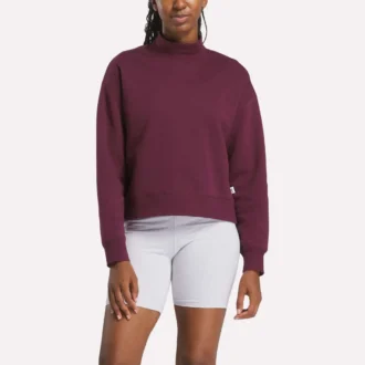 Sudadera con cuello alto Vector para mujer, talla pequeña