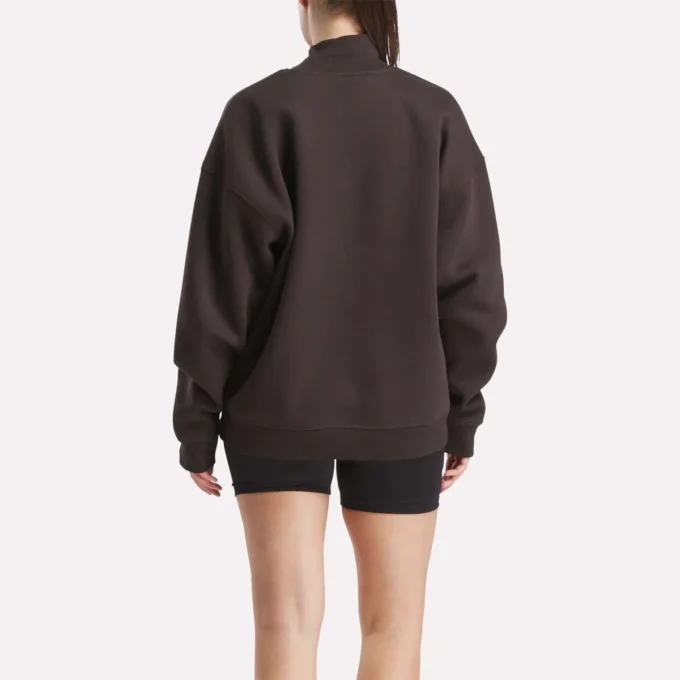 Sudadera larga con cuello alto para mujer Sudadera larga con cuello alto para mujer