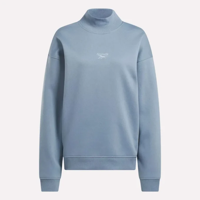 Sudadera larga con cuello alto para mujer Sudadera larga con cuello alto para mujer