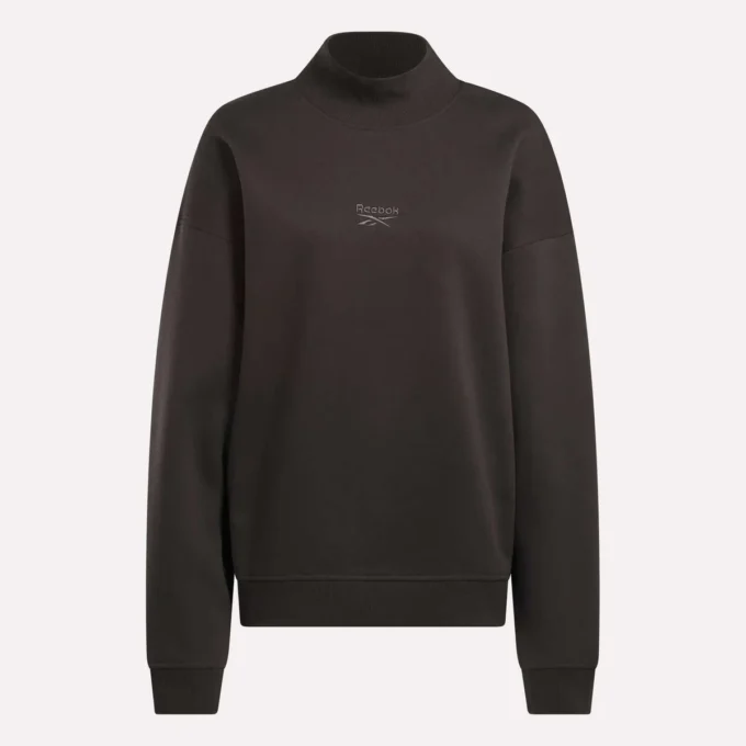 Sudadera larga con cuello alto para mujer Sudadera larga con cuello alto para mujer