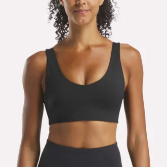 Sujetador de yoga con cuello en V para mujer