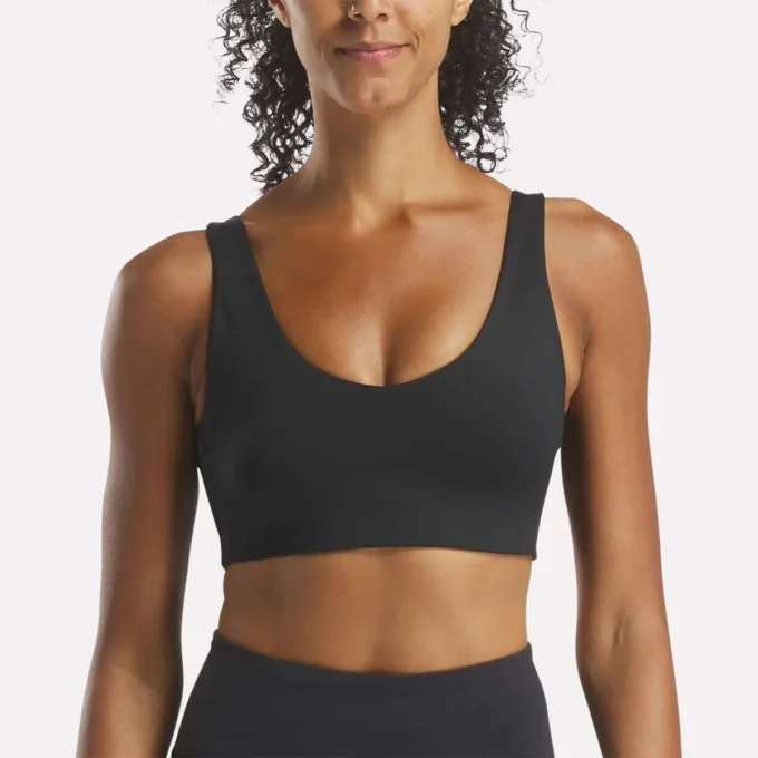 Sujetador de yoga con cuello en V para mujer Sujetador de yoga con cuello en V para mujer