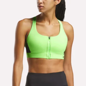 Sujetador deportivo de alto impacto con cremallera frontal Lux para mujer