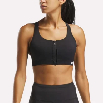 Sujetador deportivo de alto impacto con cremallera frontal Lux para mujer