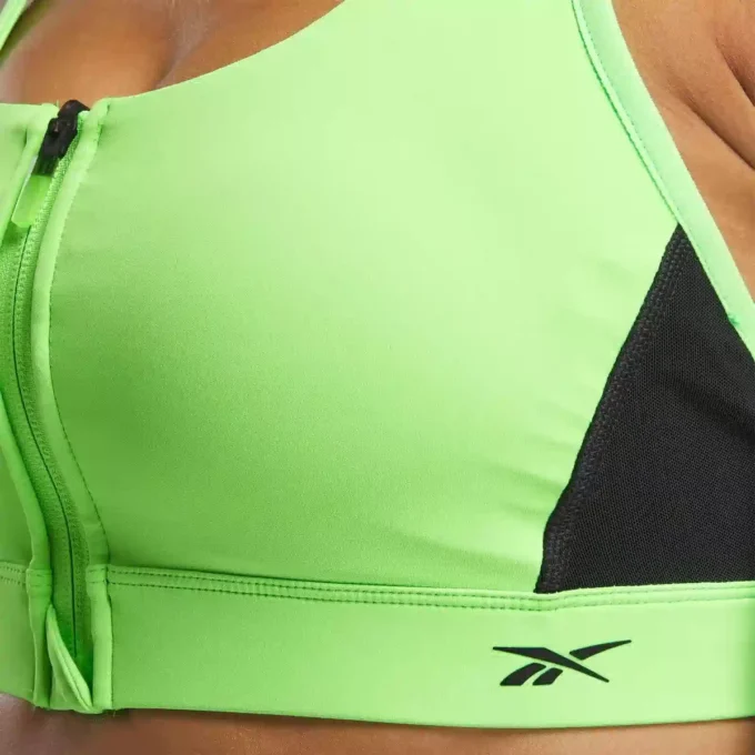 Sujetador deportivo de alto impacto con cremallera frontal Lux para mujer