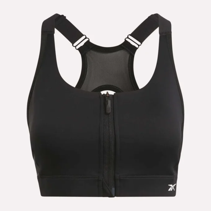 Sujetador deportivo de alto impacto con cremallera frontal Lux para mujer