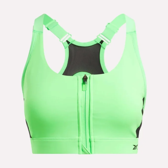 Sujetador deportivo de alto impacto con cremallera frontal Lux para mujer